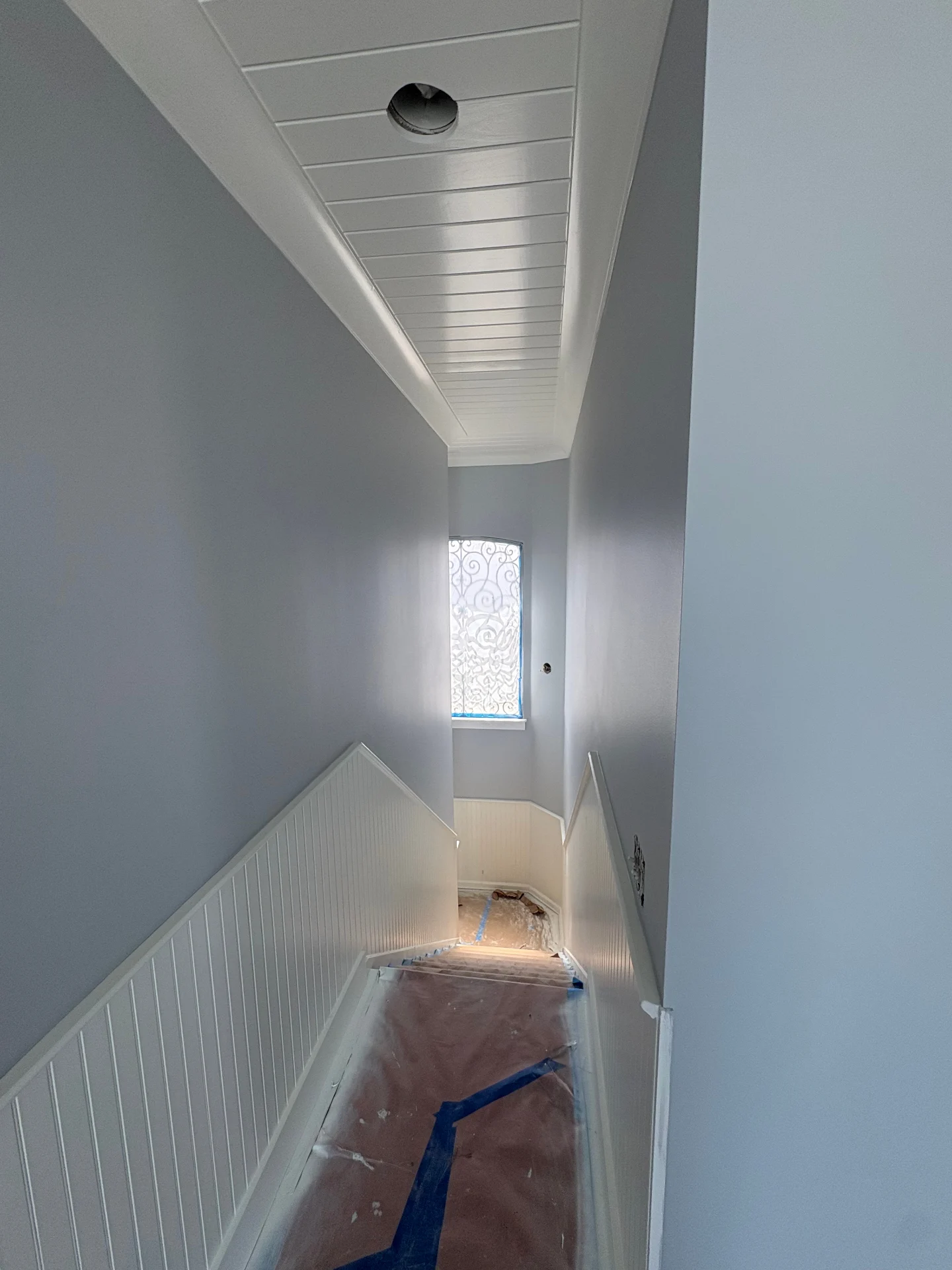 Recent painting transformation after