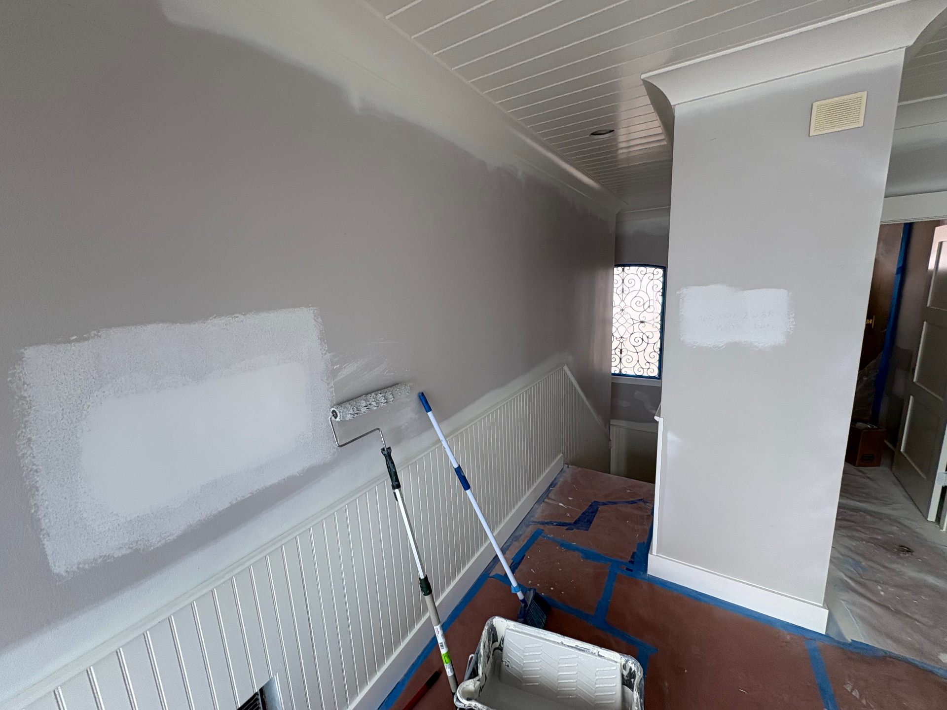Recent painting transformation before
